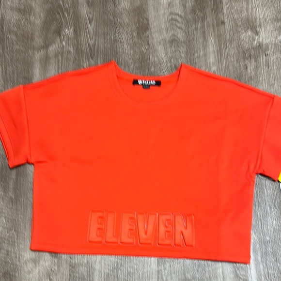 Eleven Paris Red Crop‎ Top - Picture 2 of 6